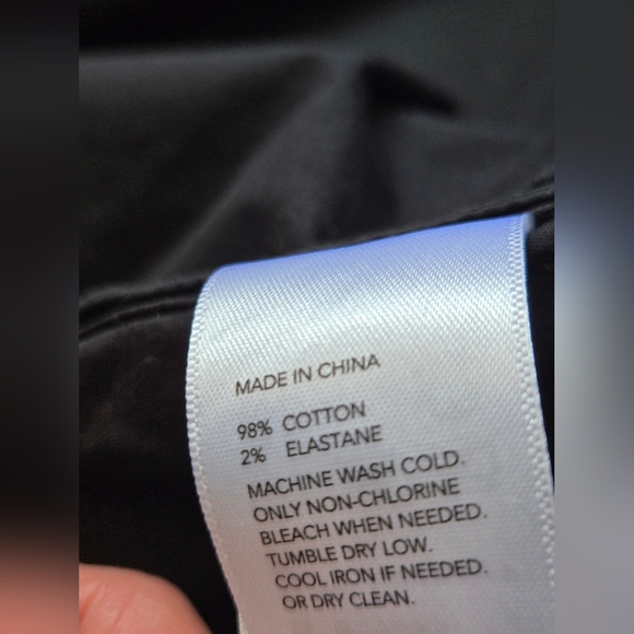 Kate Spade Saturday Black Cotton Side Snap Top. Size Small - Picture 12 of 12